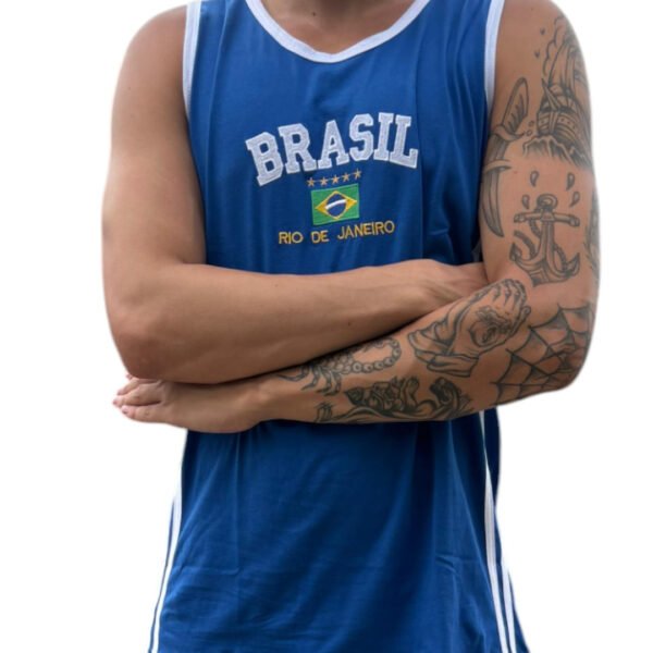Camisa Regata do Brasil Bordada