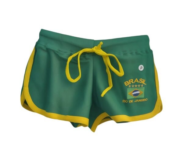Shorts do Brasil Bordada Retrô